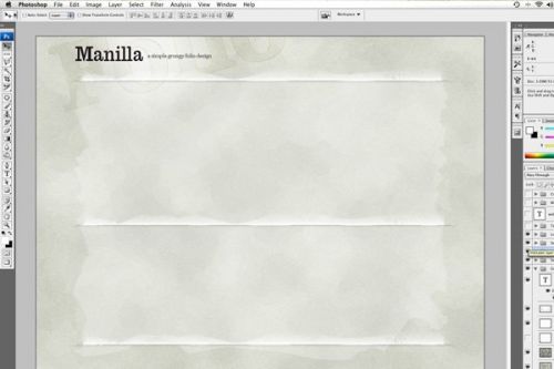 اموزش طراحی سایت از بافت کاغذی در فتوشاپ